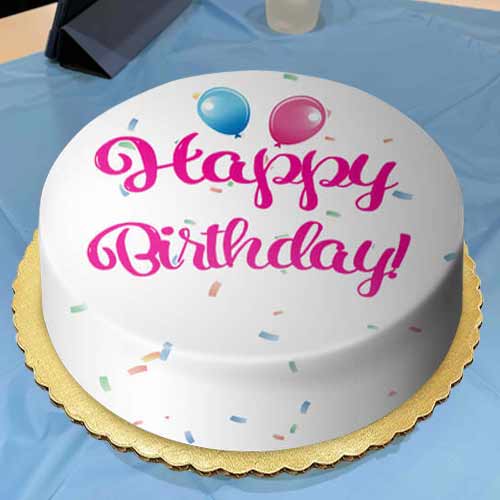 Pink Birthday Cake