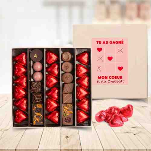 Box Of Dark And Milk Chocolates