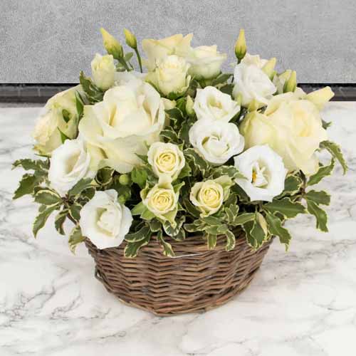 Rose And Seasonal Flower Arrangement