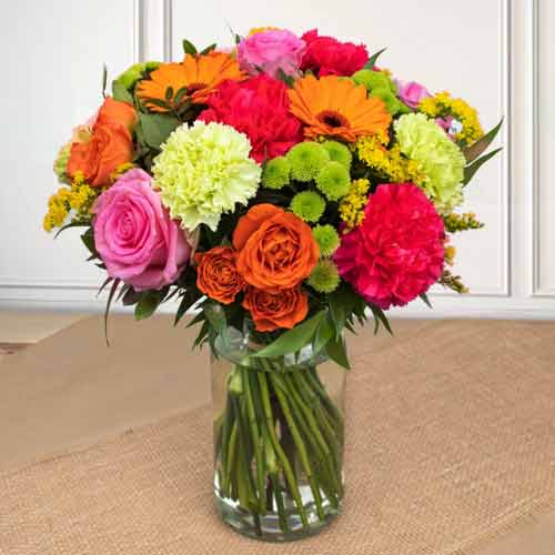 Rainbow Flower Bouquet