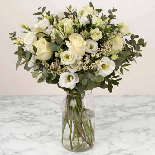 Pretty Bouquet Of White Flowers