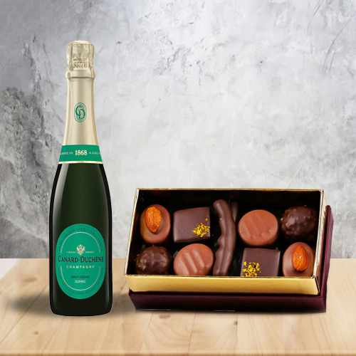 Luxury Champagne Chocolate Gift Set